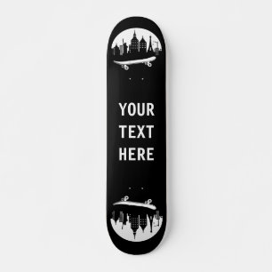 Personalisierte Wolkenkratzer Skateboard