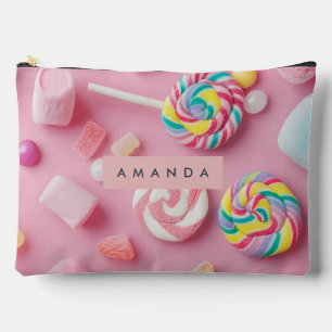 Personalisierte wunderliche Pastell Süßigkeiten Zubehörtasche