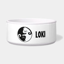 Personalisierte Ying Yang Katze