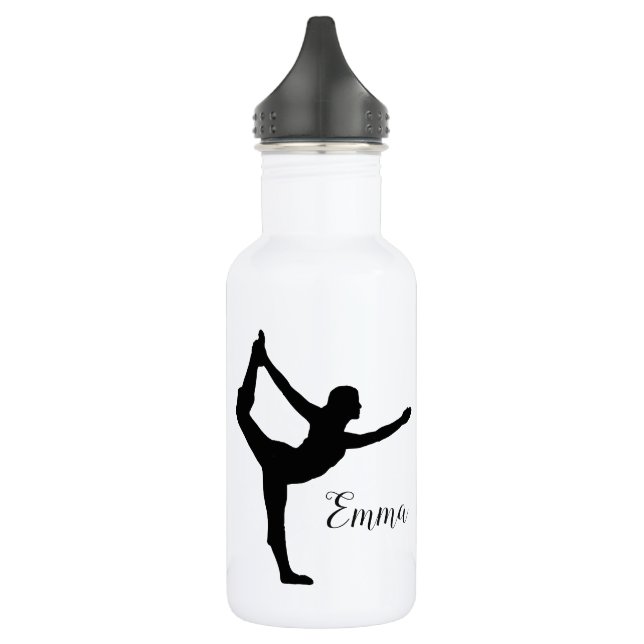Personalisierte Yoga-Flasche | Praktisches Geschen Trinkflasche (Links)