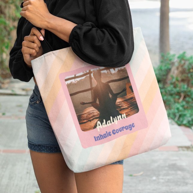 Personalisierte Yoga Lover Lehrerin Mama Frauen Ge Tasche (Personalized Yoga Lover Teacher Mom Women Gift)