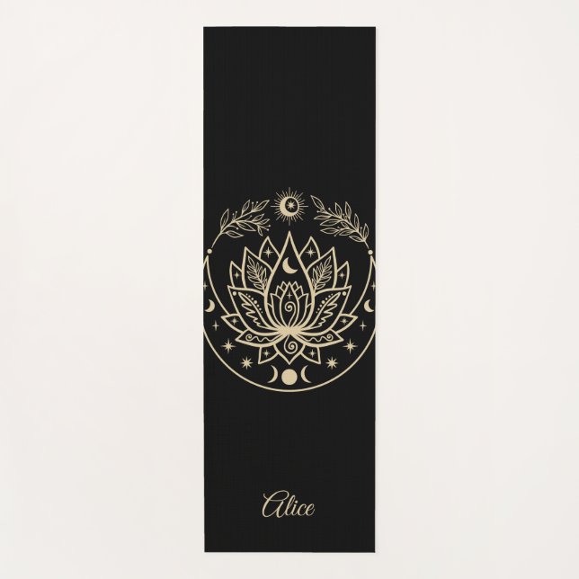 Personalisierte Yoga Mat Meditation Geschenk Schwa Yogamatte (Vorderseite)