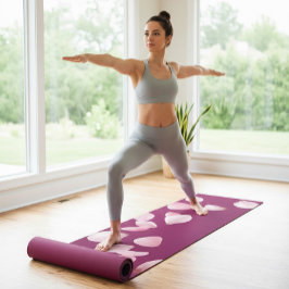 Personalisierte Yoga-Mat mit Sakura-Petalen Yogamatte