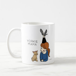 Personalisierte Yorkie-Mama-Kaffee-Tasse Kaffeetasse