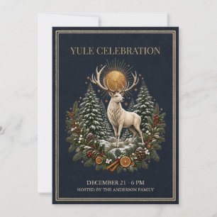 Personalisierte Yule-Wintersonnenwende-Einladung Einladung