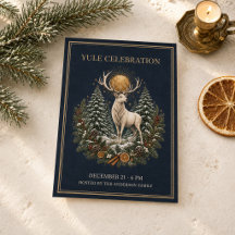 Personalisierte Yule-Wintersonnenwende-Einladung