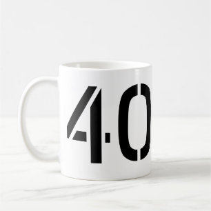 Personalisierte Zahlengeschenke Anpassbare Numme Kaffeetasse