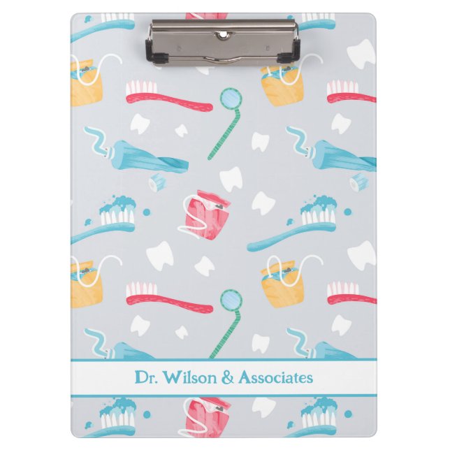 Personalisierte zahnärztliche Versorgung Klemmbrett (Vorderseite)