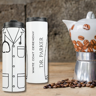 Personalisierte Zeremonie des neuen Arztes Thermosbecher