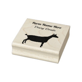 Personalisierte Ziegenfarm Gummistempel