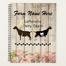 Personalisierte Ziegenfarm LaMancha Planer