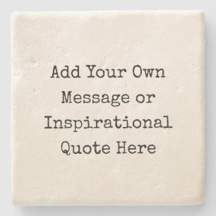 Personalisierte Zitate DIR Inspiration Motivierend Steinuntersetzer