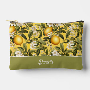 Personalisierte Zitronen-Accessoire-Tasche Zubehörtasche