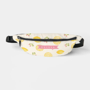 Personalisierte Zitronen Blumen Sommer Benutzerdef Bauchtasche