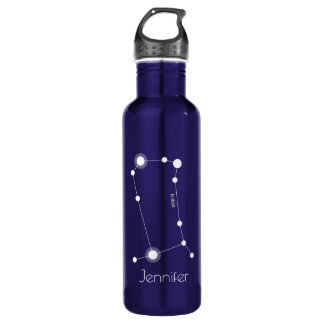 Personalisierte Zodiakonstellation Edelstahlflasche