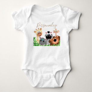 Personalisierte Zoomtechnik Baby Strampler