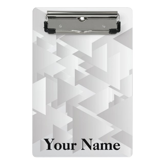 Personalisierte Zwischenablage Mini Klemmbrett (Vorderseite)