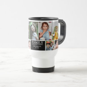 Personalisierten 10 Familienname für Fotocollage Reisebecher