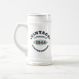 Personalisierten achtzig Vintage 80. Geburtstagspa Bierglas