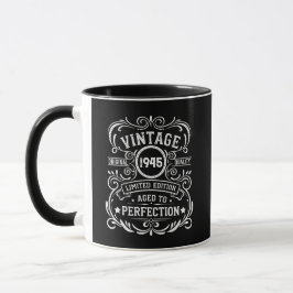 Personalisierten achtzig Vintage 80. Geburtstagspa Tasse