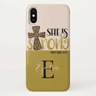 Personalisierten Christliche sie ist starke Sprich Case-Mate iPhone Hülle