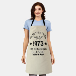 Personalisierten fünfzig Vintagen 50. Geburtstagsp Schürze