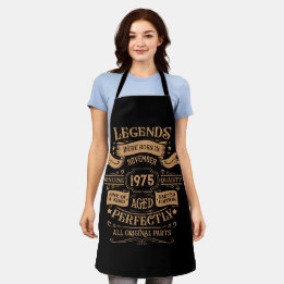 Personalisierten fünfzig Vintagen 50. Geburtstagsp Schürze