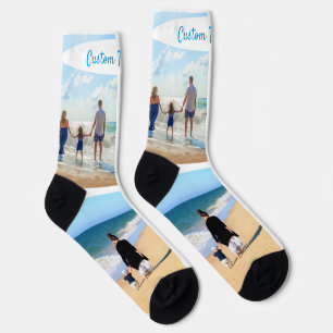 Personalisierten Sie Ihren eigenen Fotocollage-Soc Socken