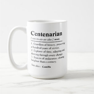 Personalisierter 100. Geburtstag, Benutzerdefinier Kaffeetasse