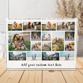 Personalisierter 16 Foto-Block für Fotomaterial Fotoblock