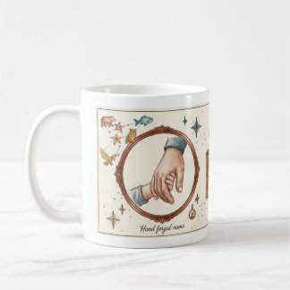 Personalisierter #1 Dad-Wasserfarben-Vollumschlag- Kaffeetasse