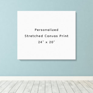 Personalisierter 24" x 20" gespannter Leinwanddruc Leinwanddruck