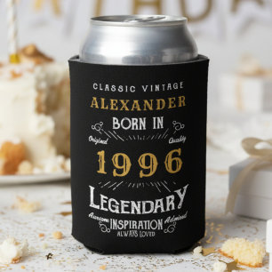 Personalisierter 30. Geburtstag 1996 Vintage Legen Dosenkühler