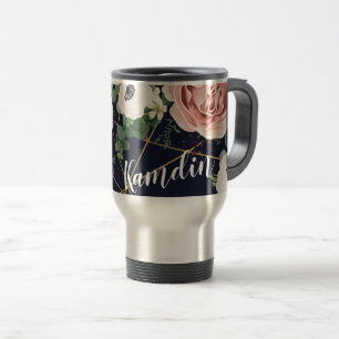 Personalisierter 445 ml Kaffeebecher Geometrisch N Reisebecher