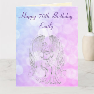 Personalisierter 70. Geburtstag Karte