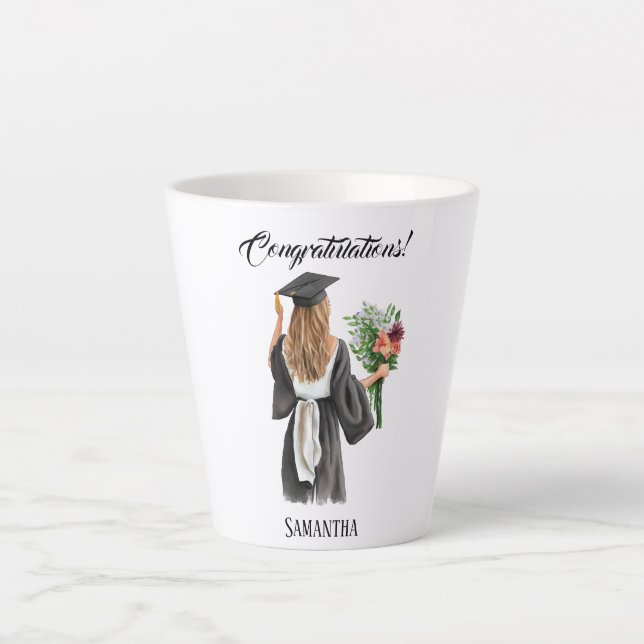 Personalisierter Abschluss (12) Milchtasse (Vorderseite)
