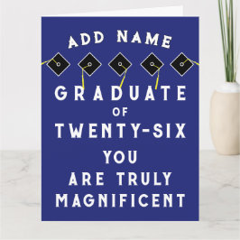 Personalisierter Abschluss 2025 Karte