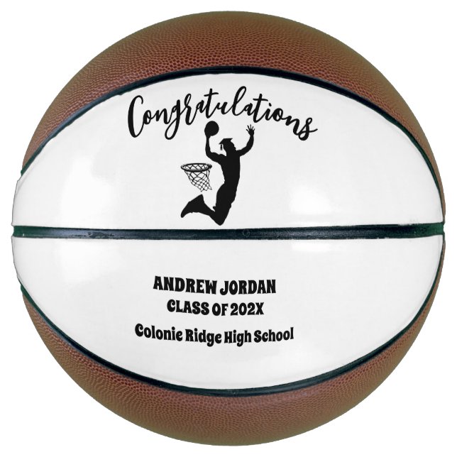 Personalisierter Abschluss Basketball, Individuell Basketball (Vorderseite)
