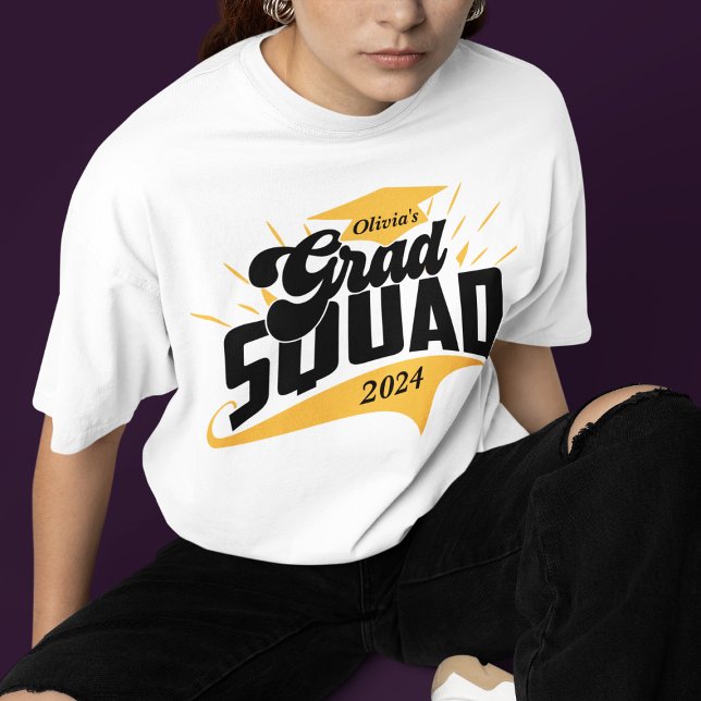 Personalisierter Abschluss für Squad Matching Fami T-Shirt (Von Creator hochgeladen)
