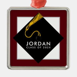 Personalisierter Abschluss - Geschenk 2023 Ornament Aus Metall