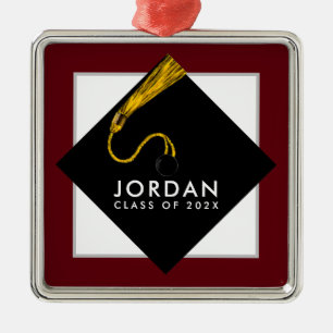 Personalisierter Abschluss - Geschenk 2023 Ornament Aus Metall