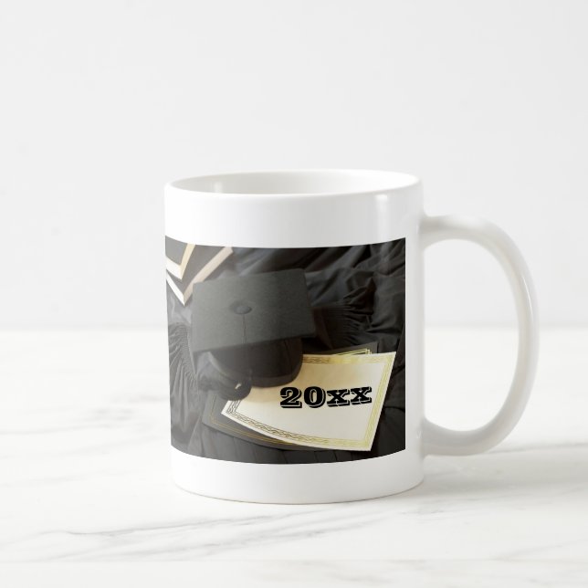 Personalisierter Abschluss Geschenk Idee Kaffee Ta Kaffeetasse (Rechts)