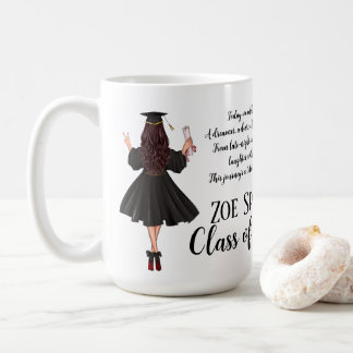 Personalisierter Abschluss-Kaffeebecher Kaffeetasse