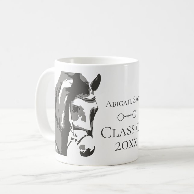 Personalisierter Abschluss Kaffeetasse (Vorderseite Links)