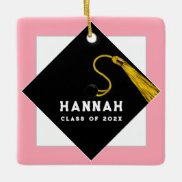 Personalisierter Abschluss Keepake Keramikornament