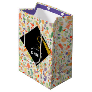 Personalisierter Abschluss Mittlere Geschenktasche Geschenktüte