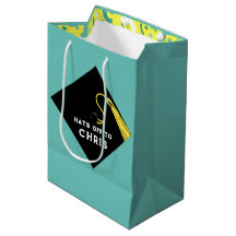 Personalisierter Abschluss Mittlere Geschenktasche