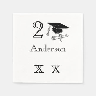 Personalisierter Abschluss Napkins Serviette