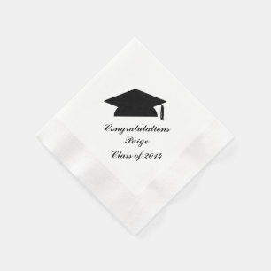 Personalisierter Abschluss Paper Napkins Serviette
