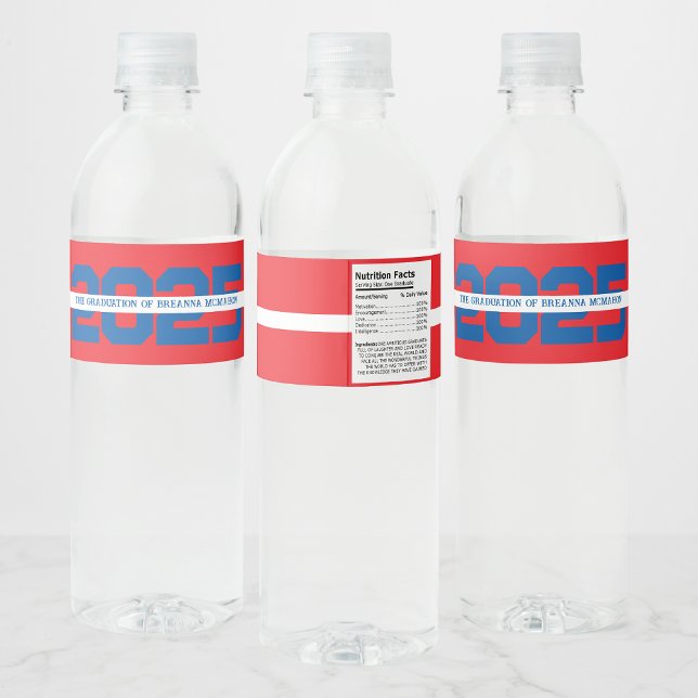Personalisierter Abschluss Red & Blue (Von Creator hochgeladen)